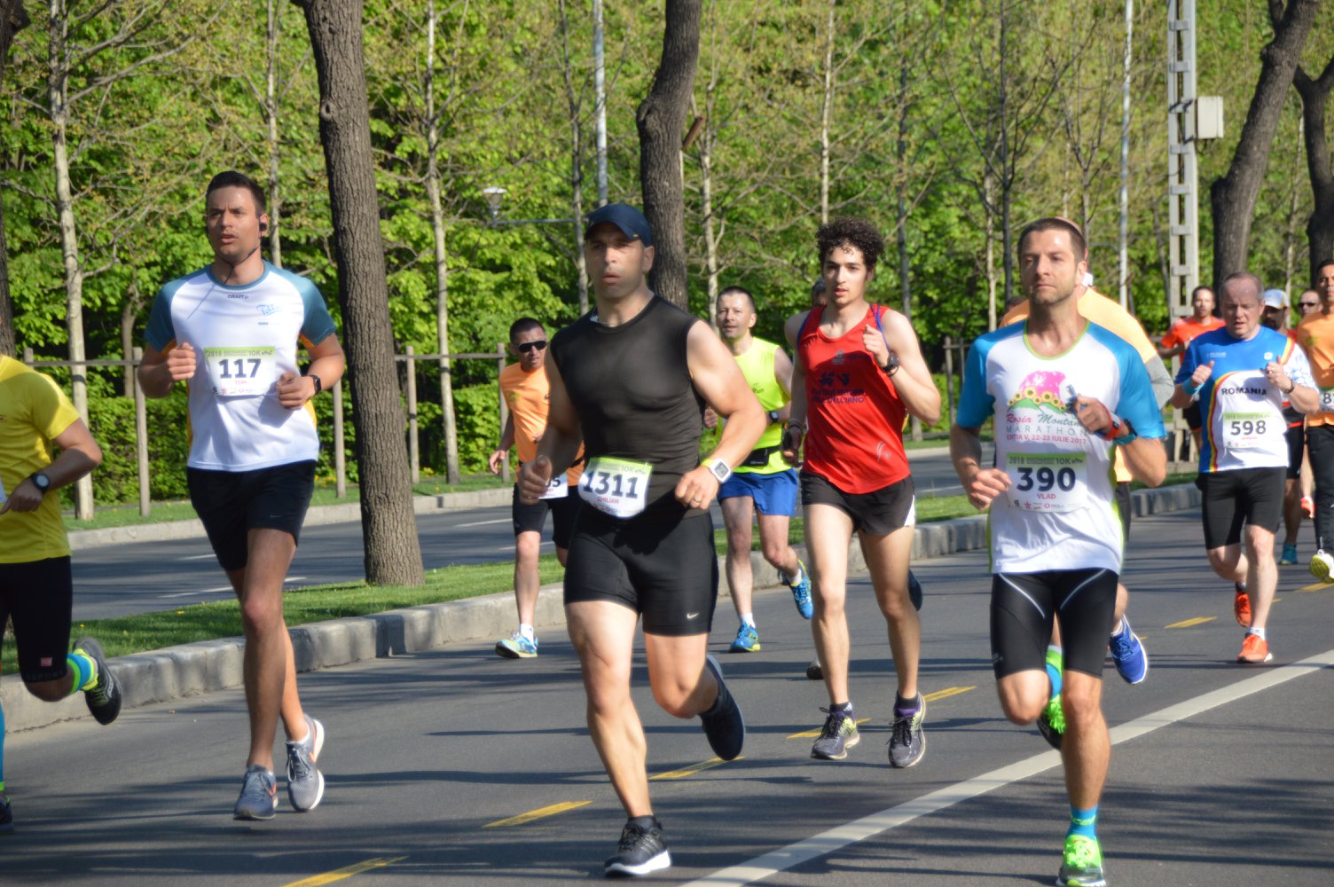 Bucharest International 10K - Emilian Nedelcu pe traseu