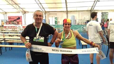 Mariana Nenu, locul 4 Ultrabalaton, alaturi de antrenorul Ben Ami