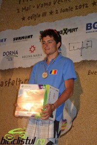Alexandru Serba, locul 1 la triatlonul Fara Asfalt