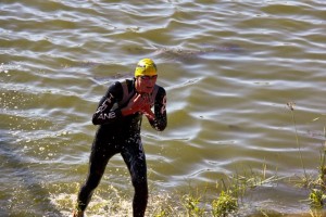 Alexandru Diaconu - iesire inot Ironman Oradea 2012