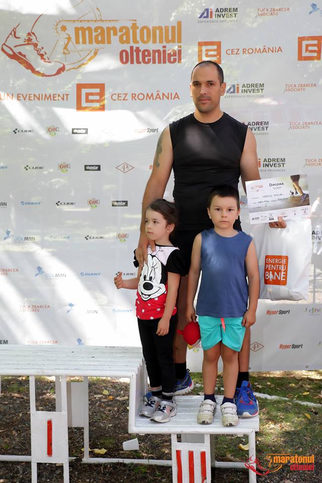 Emilian Nedelcu - locul 3 Maratonul Olteniei