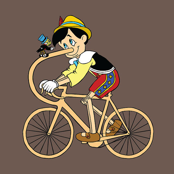 Vedete pe bicicleta - Pinocchio