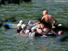 Brasov Triathlon - un om era cat pe ce sa se inece
