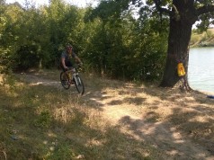 Antrenament mountain bike - padurea Cernica