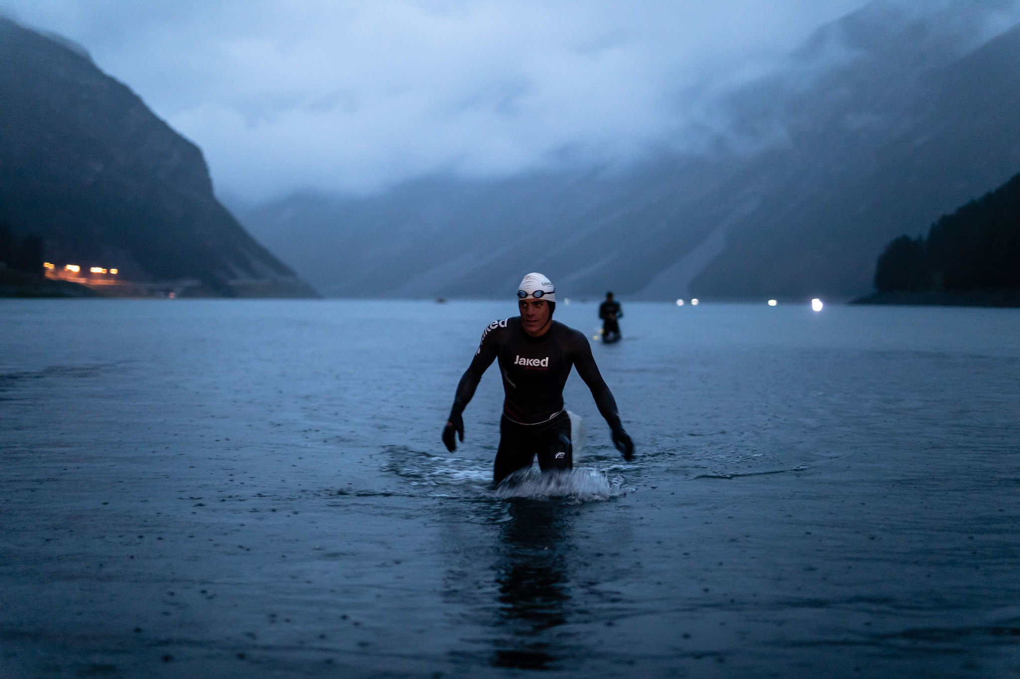 Icon Livigno Xtrem Triathlon - proba de inot finish