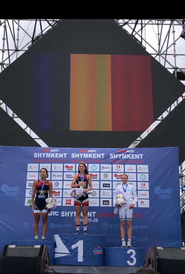 Antoanela Manac - podium competitie internationala