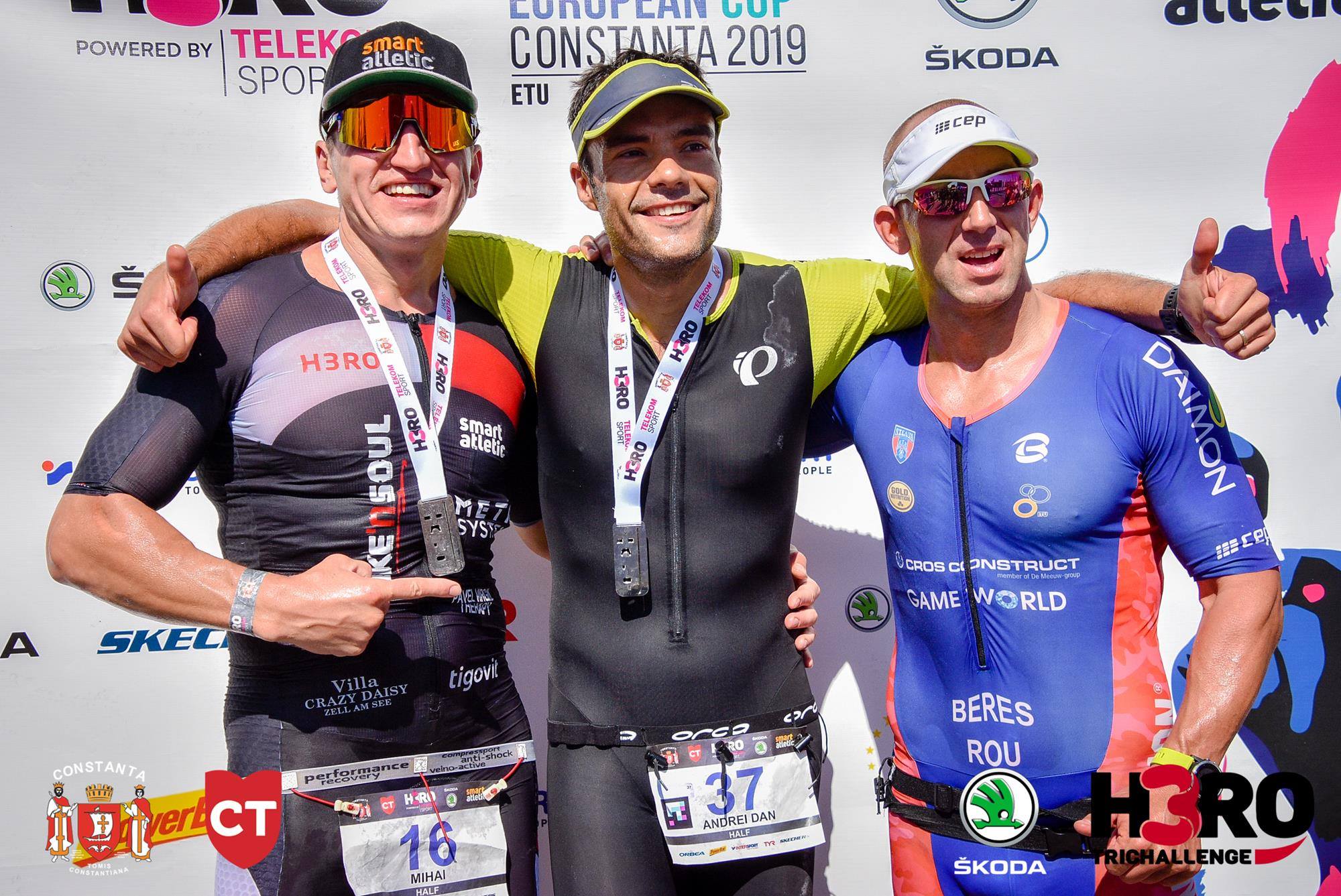 Podium national la H3RO by TriChallenge 2019, proba Half.