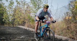 Bucureștii MTB Race 2019 - coborâre scării
