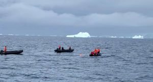 Paul Georgescu - inot Antarctica