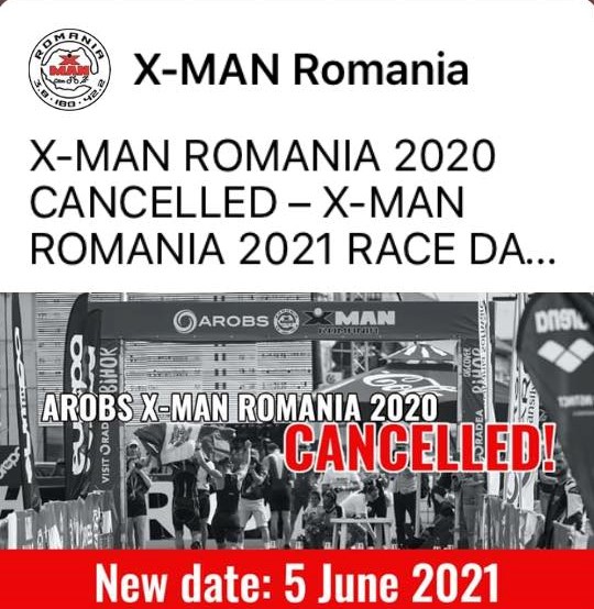 XMAN Romania amanat pentru 2021