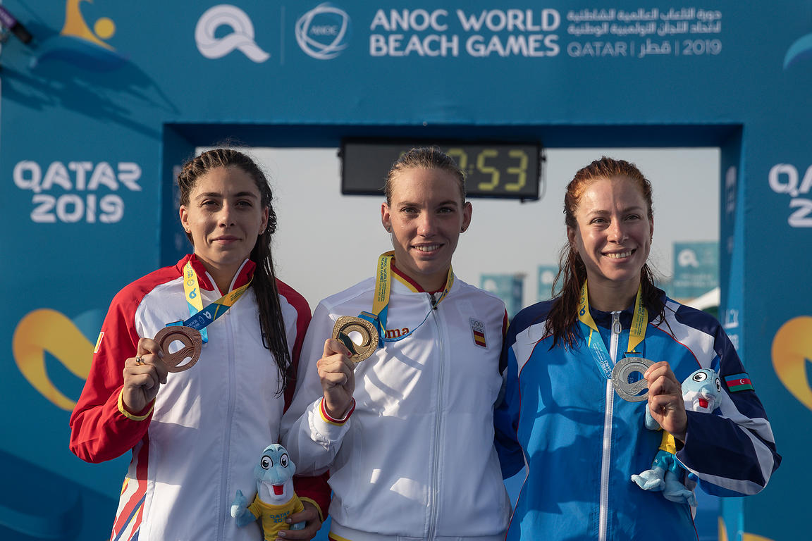 Podium Jocurile Mondiale de Plaja 2019 - Antoanela Manac locul 3