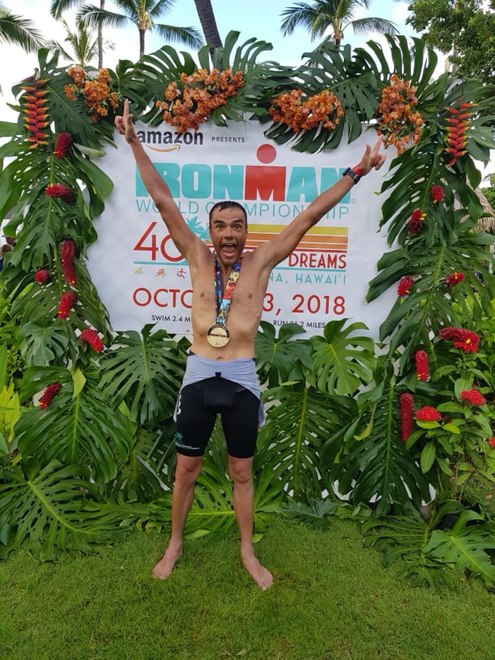 Andrei Dudu - Ironman Kona 2018 - medalie