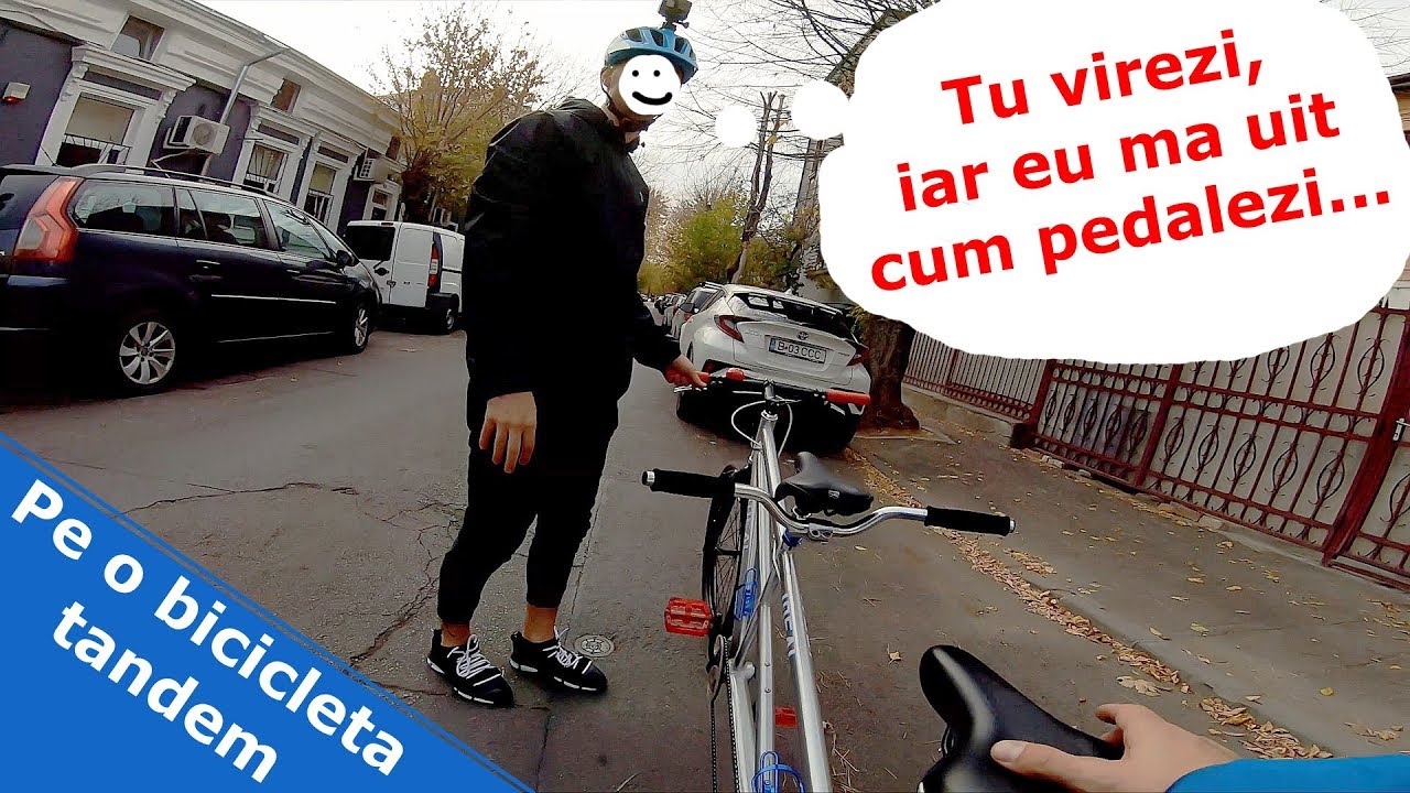Bicicleta tandem Bucuresti