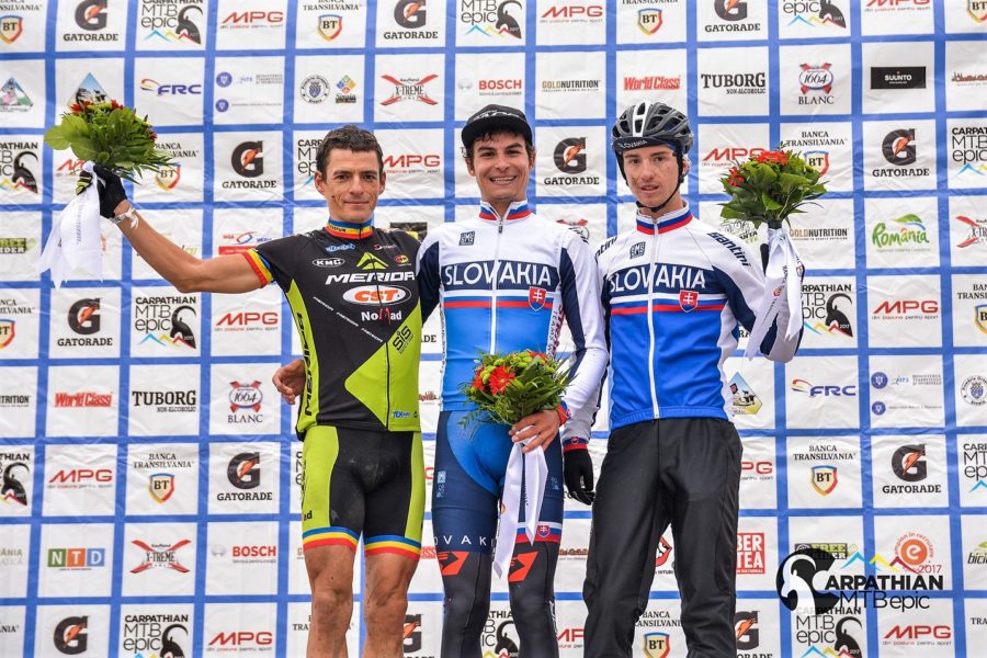 CARPATHIAN MTB EPIC 2017 - podium etapa 1