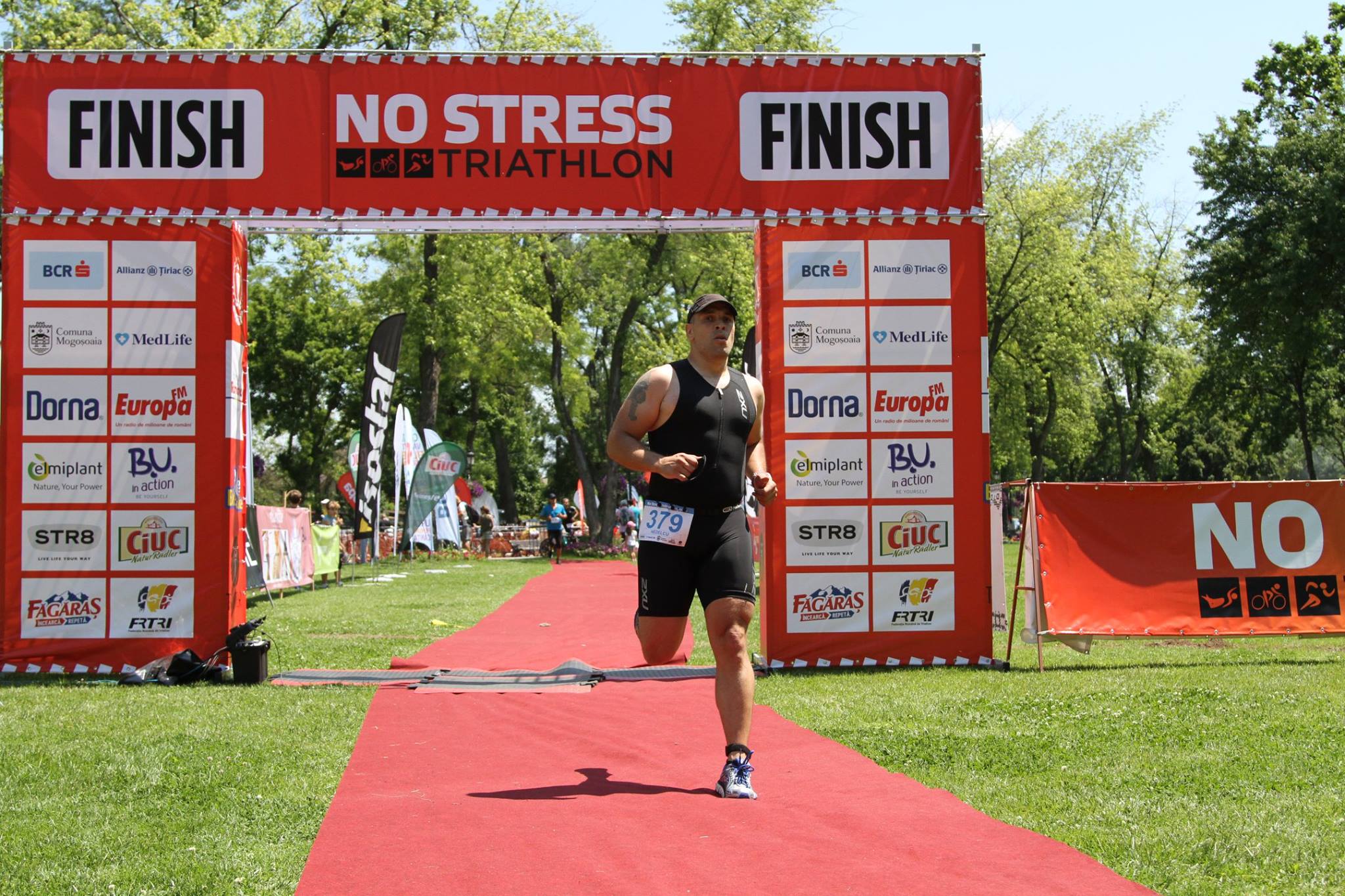 Emilian Nedelcu - finish No Stress Triathlon Mogosoaia 2016