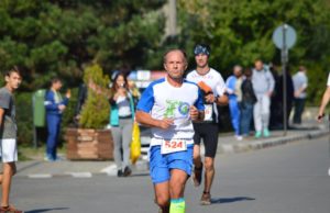 Florin Ionita, la un concurs de alergare din Plopeni