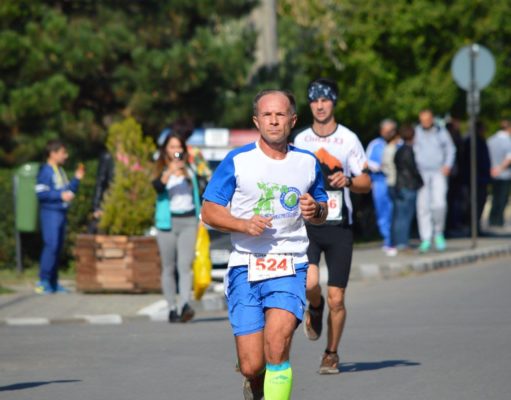 Florin Ionita, la un concurs de alergare din Plopeni