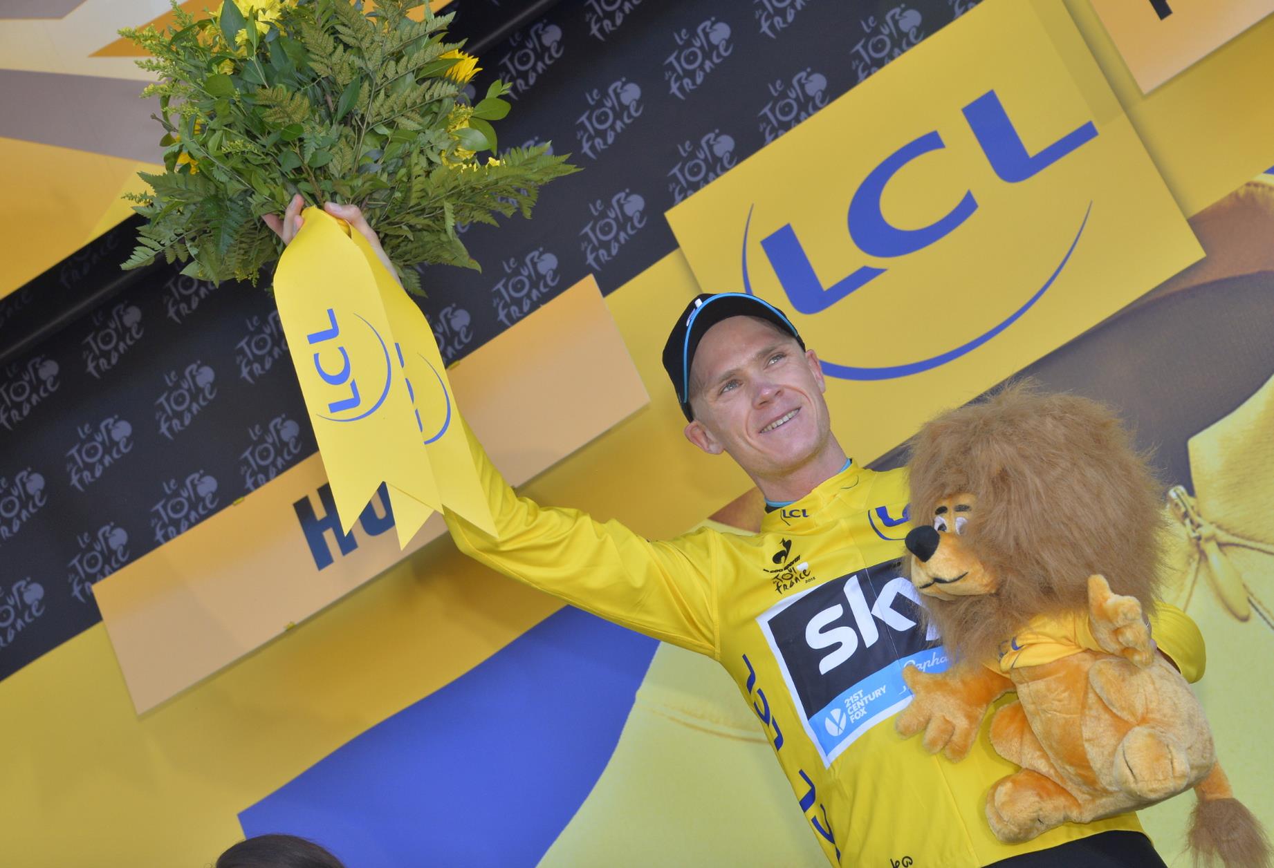 Froome e in galben