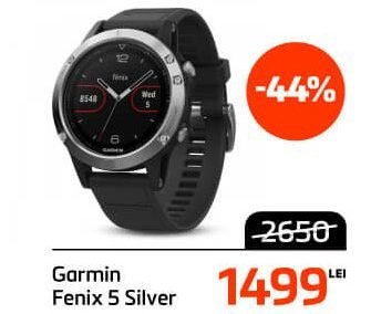 Garmin Fenix 5 Silver - Black Friday