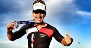 Mihai Vigariu - medalie Ironman Africa de Sud 2019
