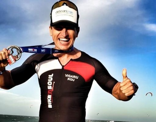 Mihai Vigariu - medalie Ironman Africa de Sud 2019