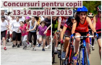 Concurs alergare copii - concurs ciclism copii - aprilie 2019